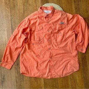 Columbia Men’s Long Sleeve PFG Button Down Fishing Shirt